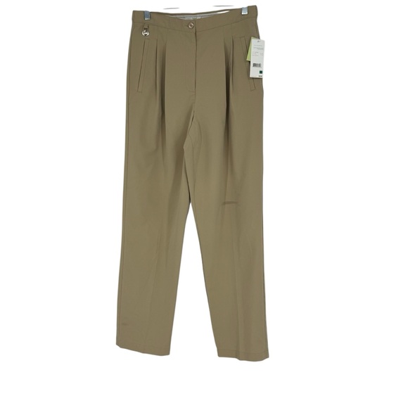 NWTS Liz Claiborne Liz Golf Size 10 Tan Polyester/Polyester CoolMax “Kylie” Pant - Picture 1 of 11